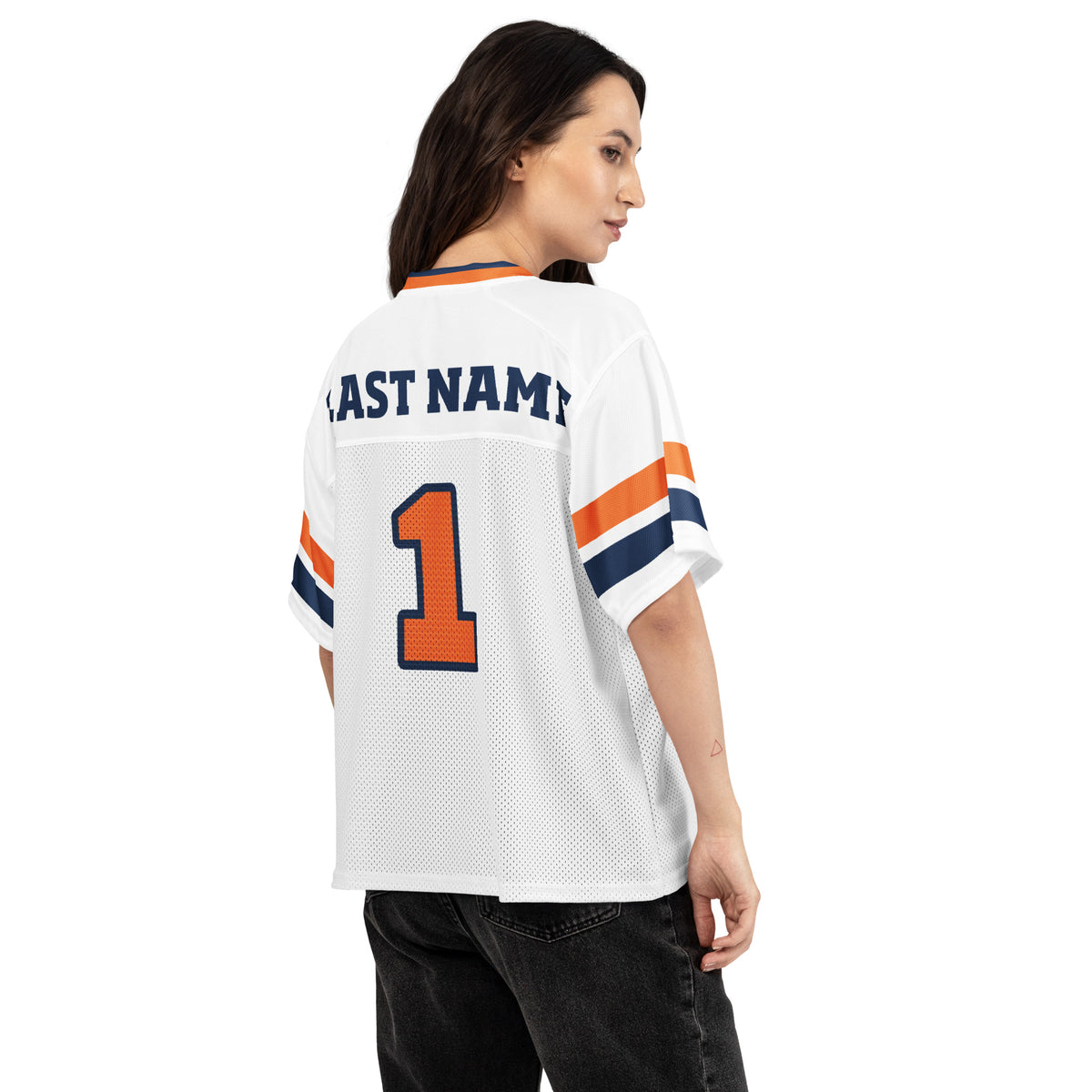 Boxy Football Jersey - Hawks Old School CUSTOM