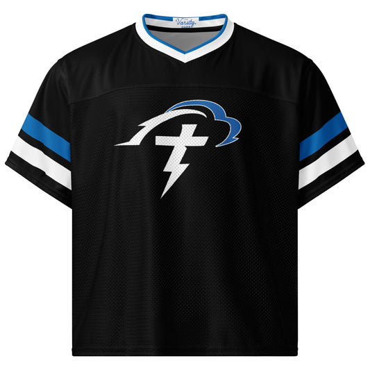 Boxy Football Jersey - Denver Christian Black Out CUSTOM