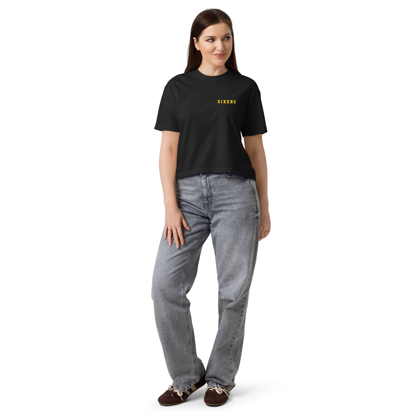 Women’s Boxy Tee - Sixers Sideline Social Club