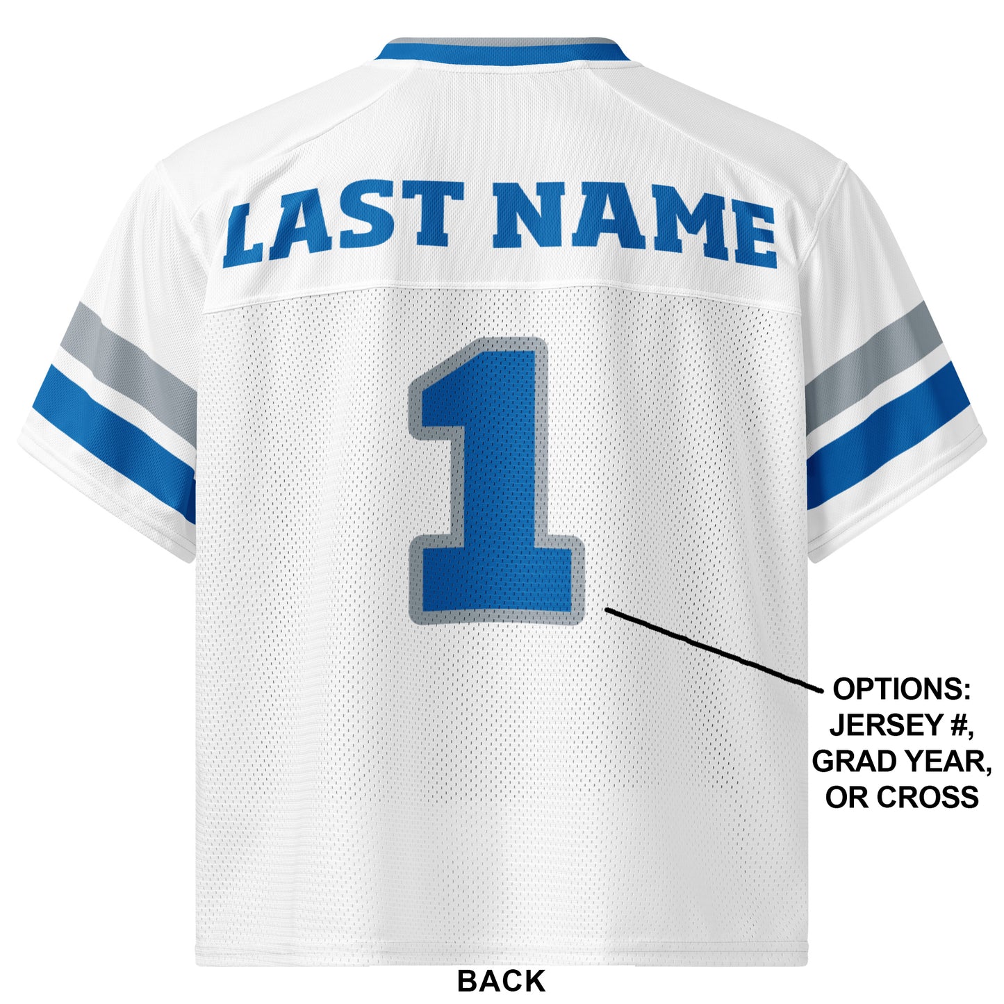 Boxy Football Jersey - Denver Christian Old School CUSTOM