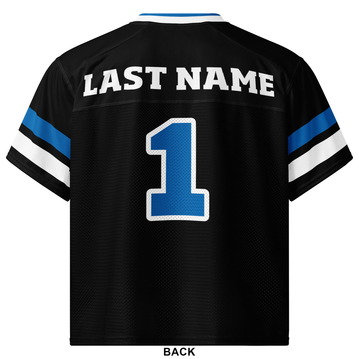 Boxy Football Jersey - Denver Christian Black Out CUSTOM
