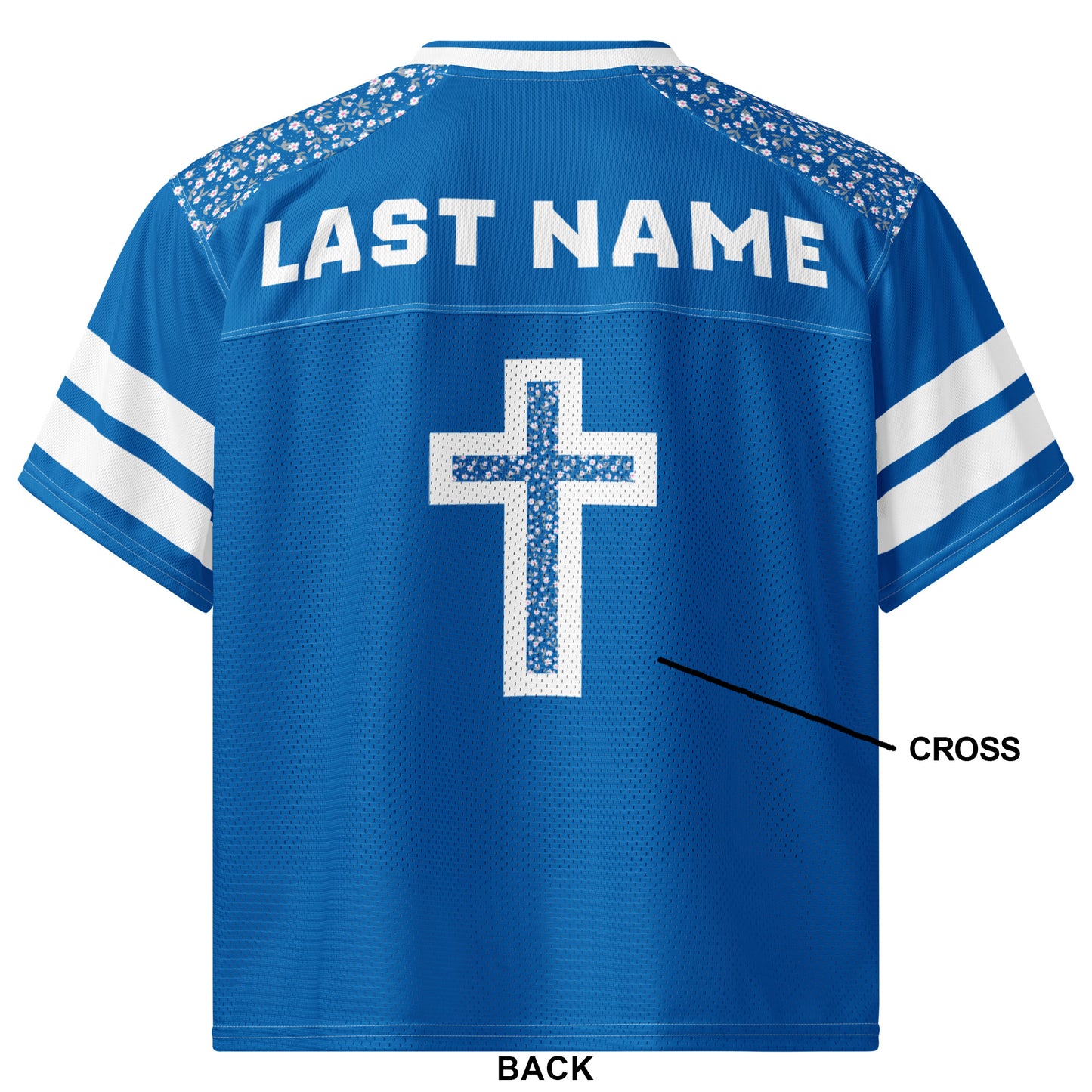 Boxy Football Jersey - Denver Christian #1 Fan CUSTOM