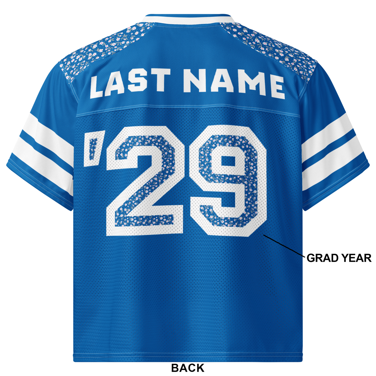 Boxy Football Jersey - Denver Christian #1 Fan CUSTOM