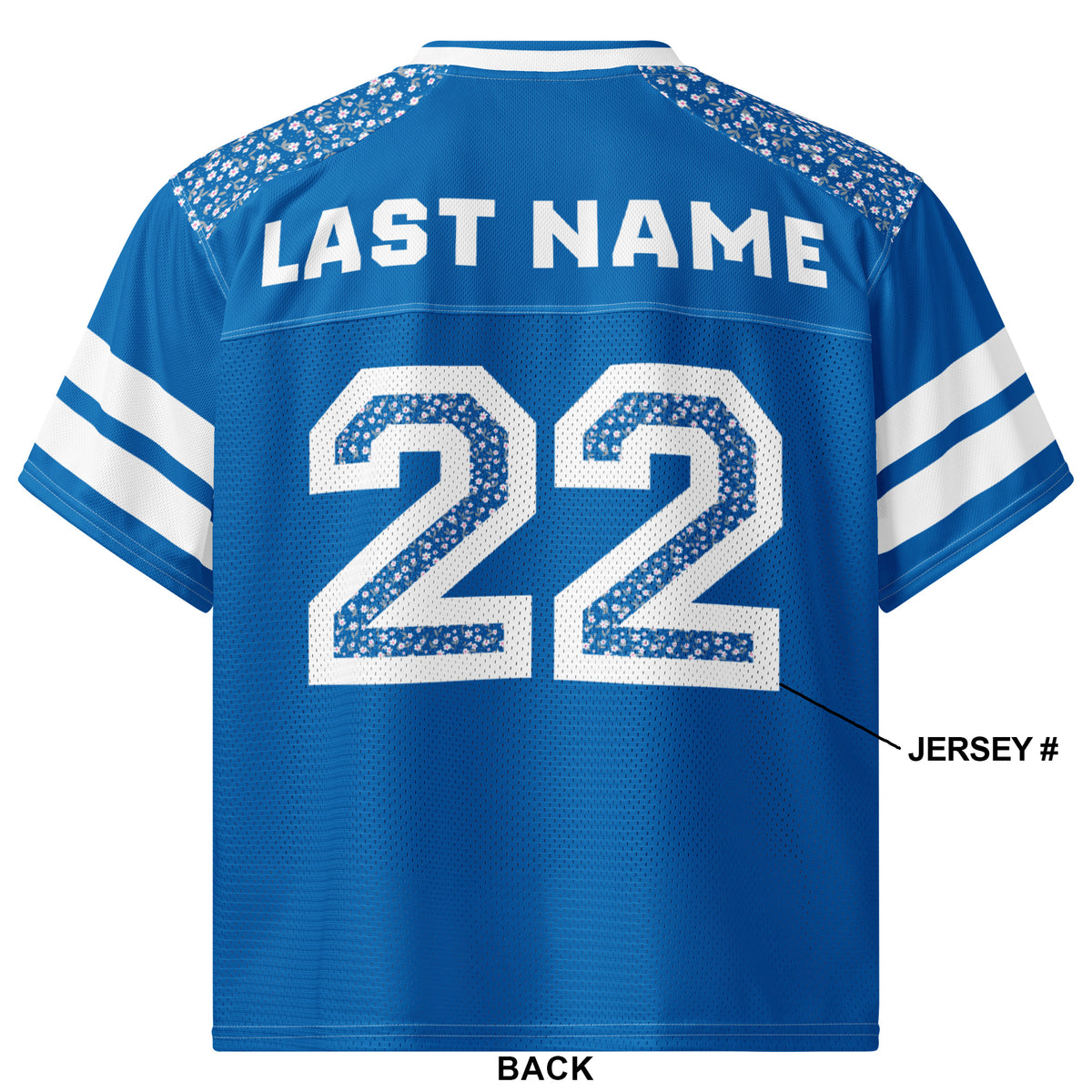 Boxy Football Jersey - Denver Christian #1 Fan CUSTOM