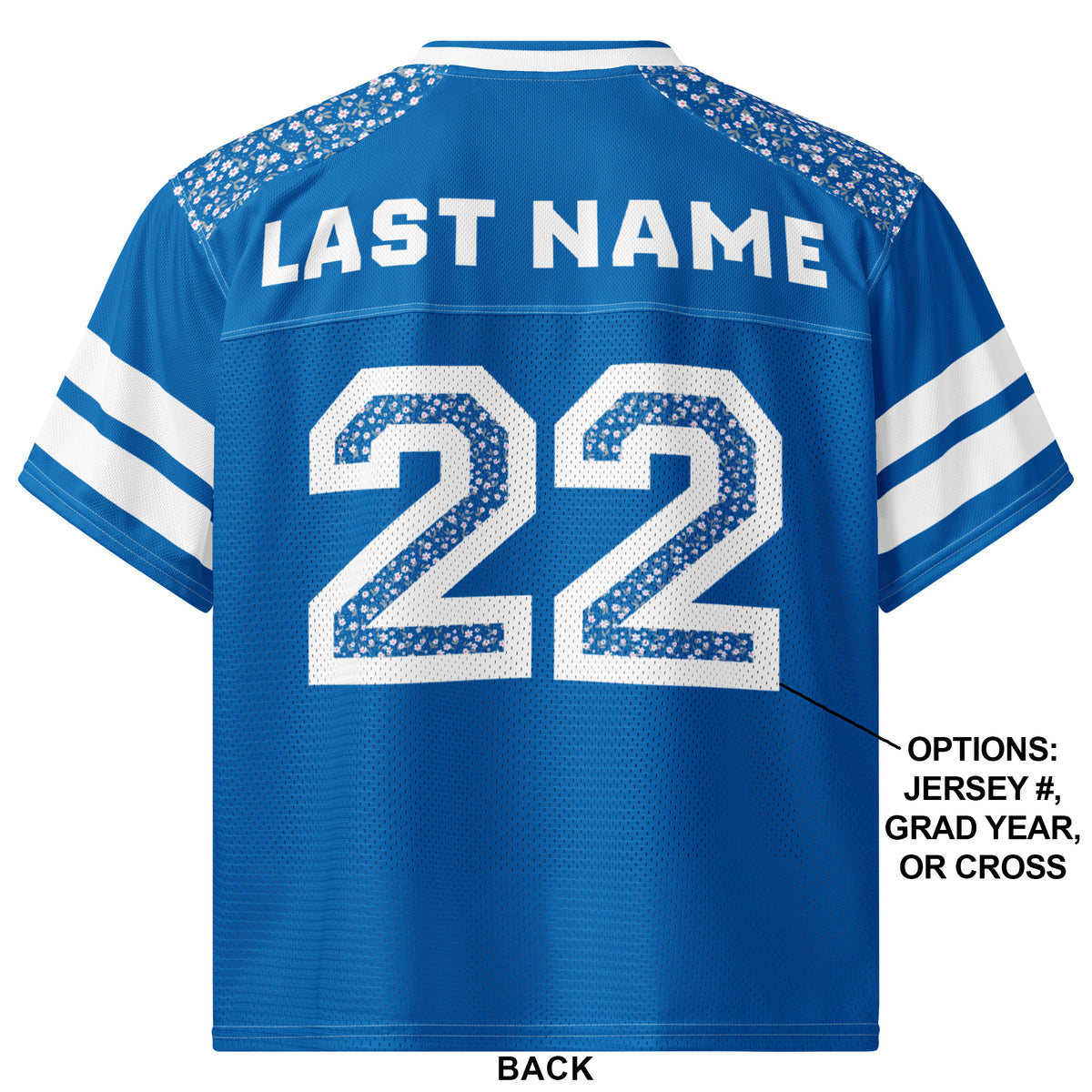 Boxy Football Jersey - Denver Christian #1 Fan CUSTOM