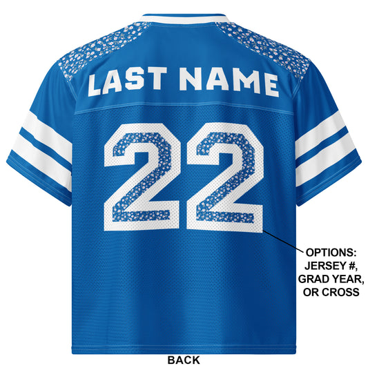 Boxy Football Jersey - Denver Christian #1 Fan CUSTOM