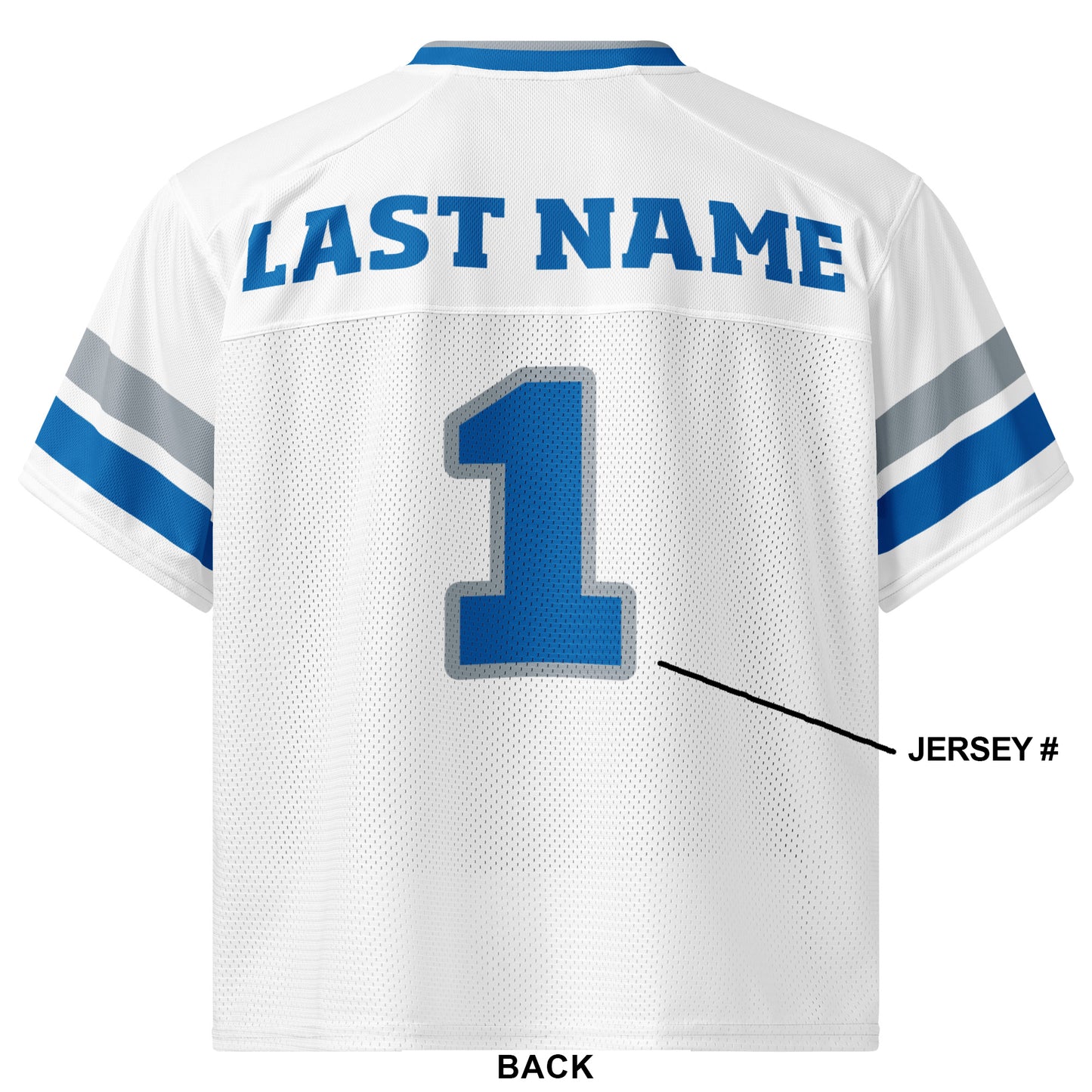 Boxy Football Jersey - Denver Christian Old School CUSTOM