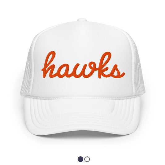 Trucker Hat - Parker Hawks Cursive