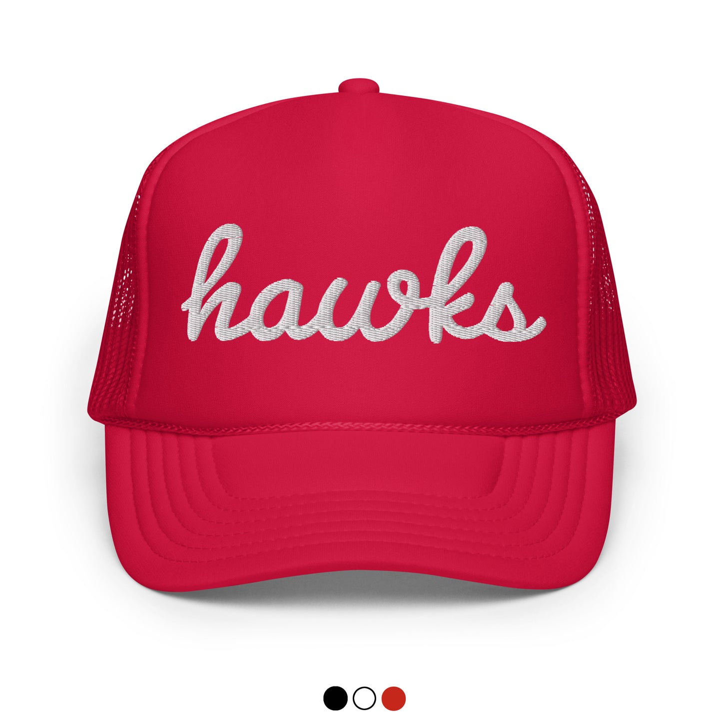 Trucker Hat - Hawks Hockey Cursive