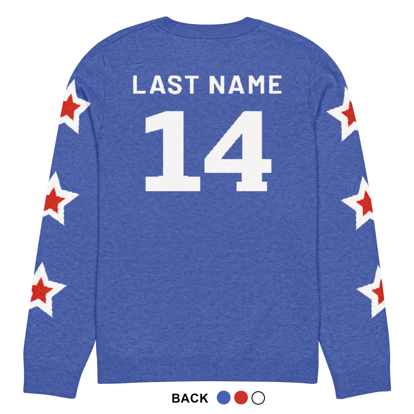 Knit Sweater - Team 91 Stars CUSTOM