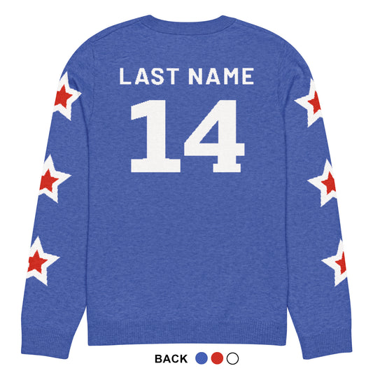 Knit Sweater - Team 91 Stars CUSTOM