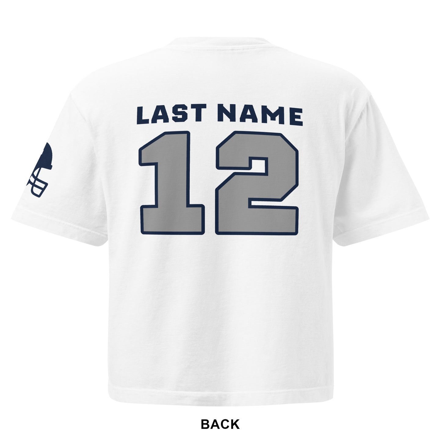 Women’s Boxy Tee - Thunder Football CUSTOM