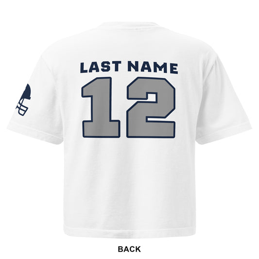 Women’s Boxy Tee - Thunder Football CUSTOM