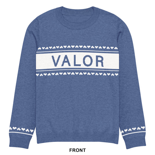 Knit Sweater - Valor Hearts