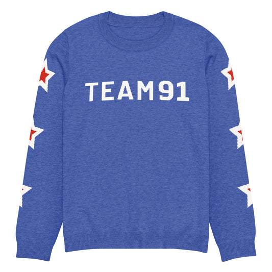 Knit Sweater - Team 91 Stars CUSTOM
