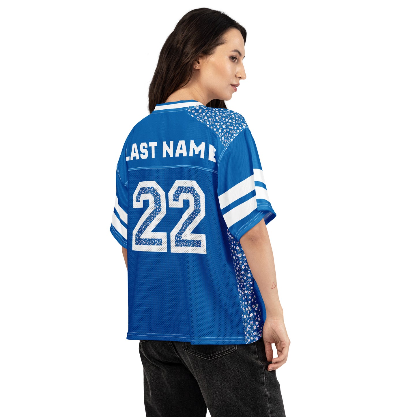 Boxy Football Jersey - Denver Christian #1 Fan CUSTOM