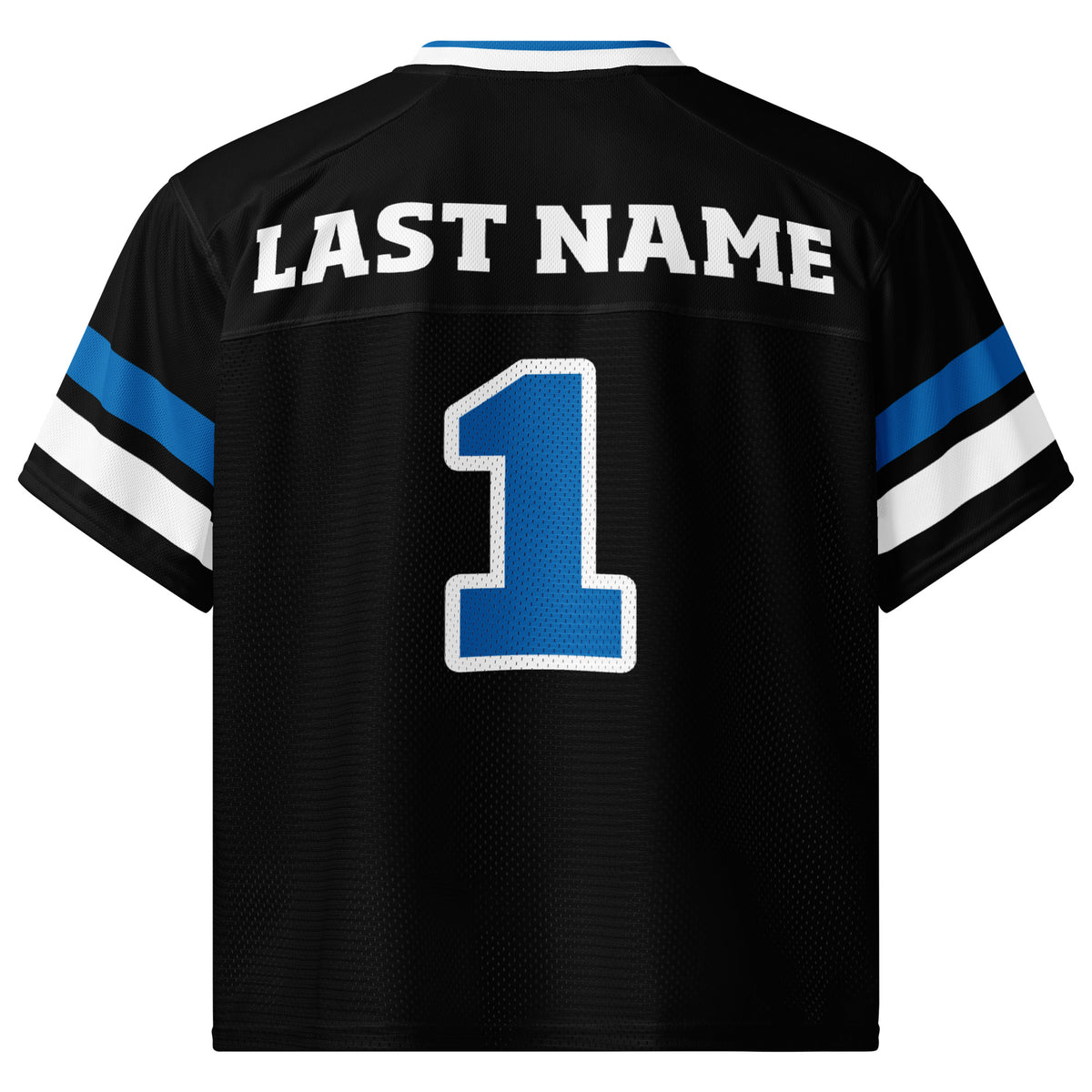 Boxy Football Jersey - Denver Christian Black Out CUSTOM