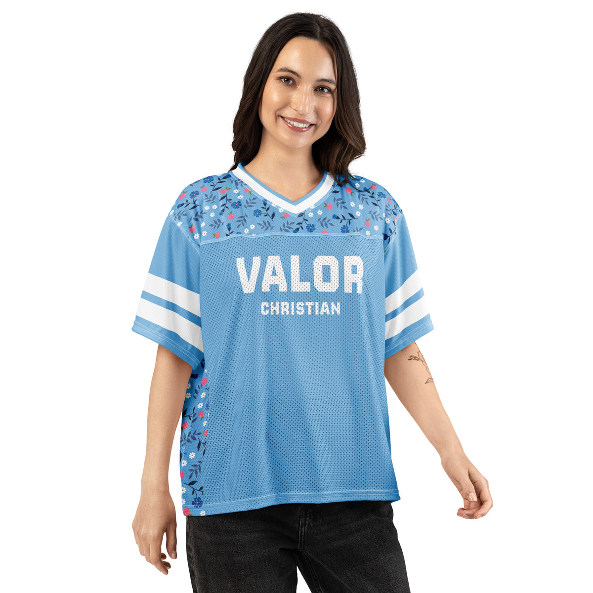 Boxy Football Jersey - Valor Christian #1 Fan CUSTOM
