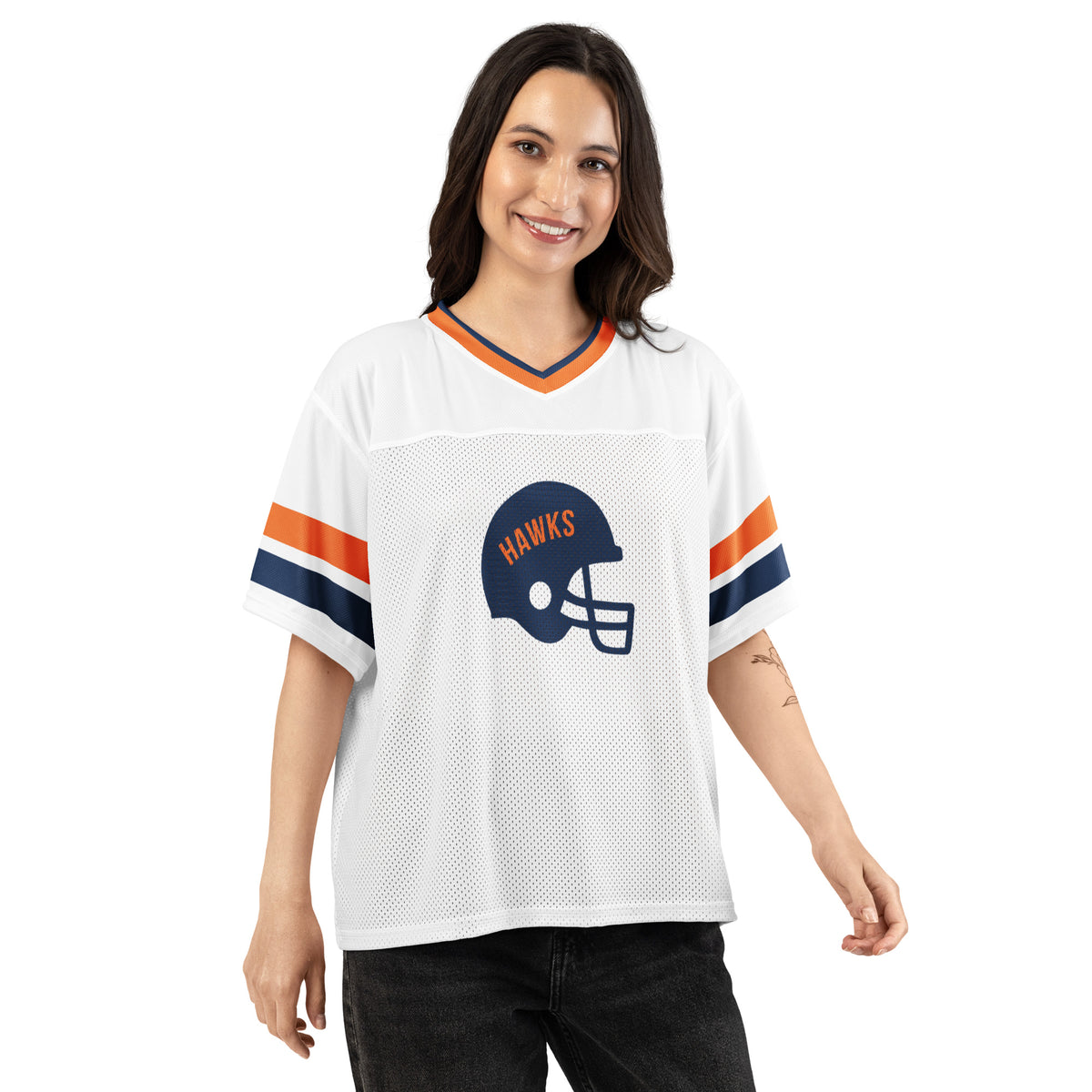 Boxy Football Jersey - Hawks Old School CUSTOM