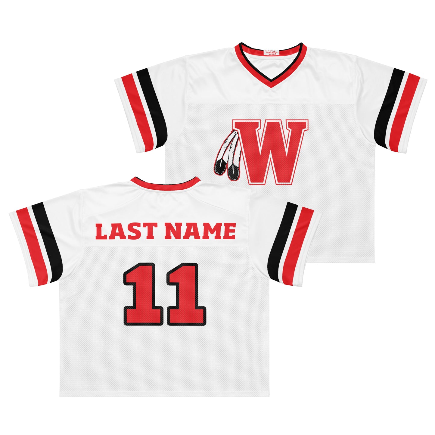 Boxy Football Jersey - Warriors Old School CUSTOM