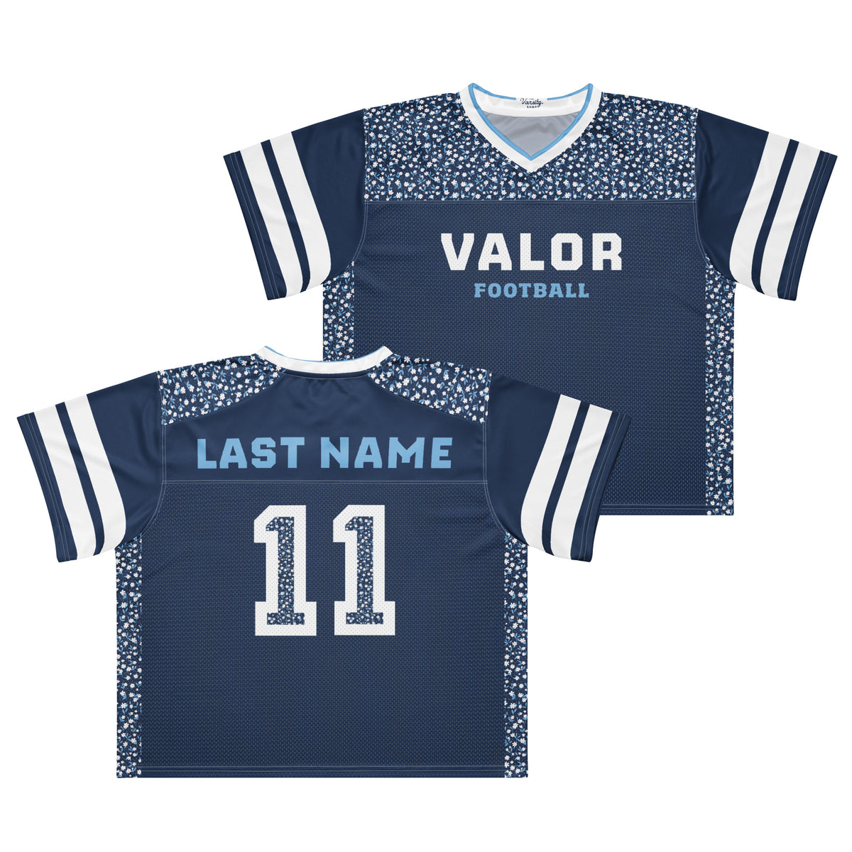 Boxy Football Jersey - Valor Football #1 Fan CUSTOM