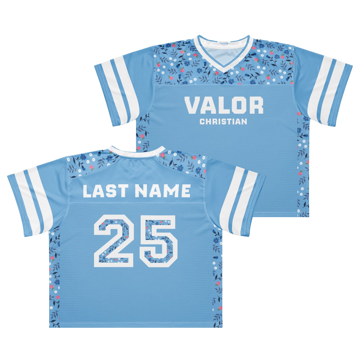 Boxy Football Jersey - Valor Christian #1 Fan CUSTOM