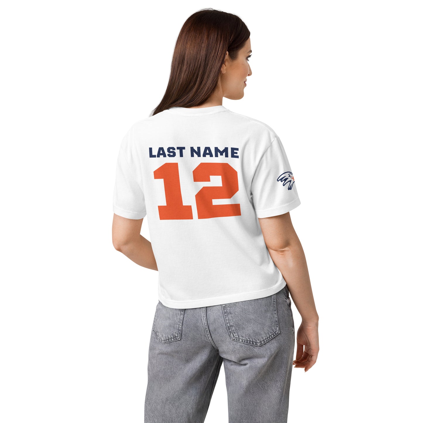 Women’s Boxy Tee - Parker Hawks Football CUSTOM