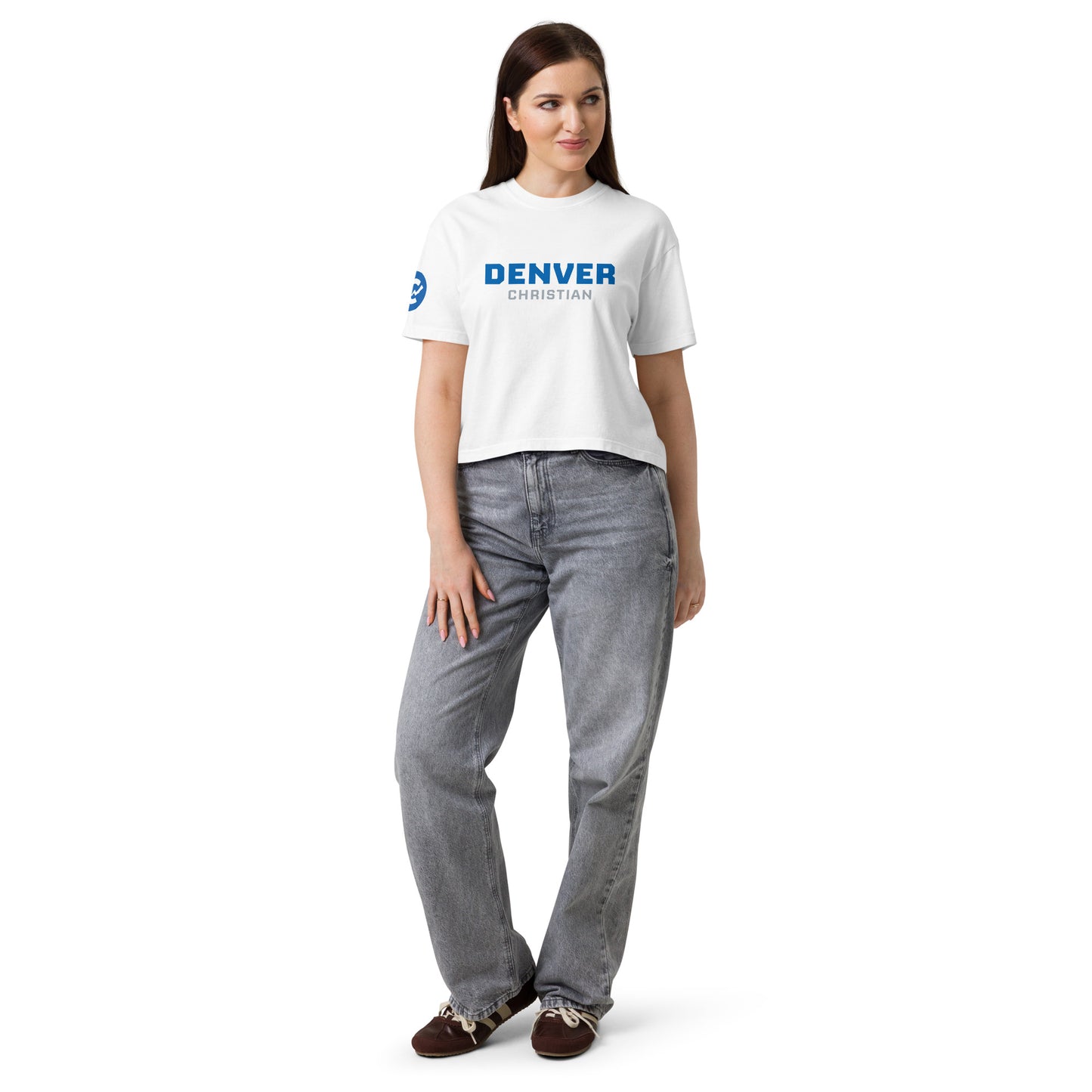 Women’s Boxy Tee - Denver Christian CUSTOM